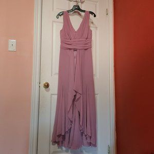 Le Chateau pink chiffon dress